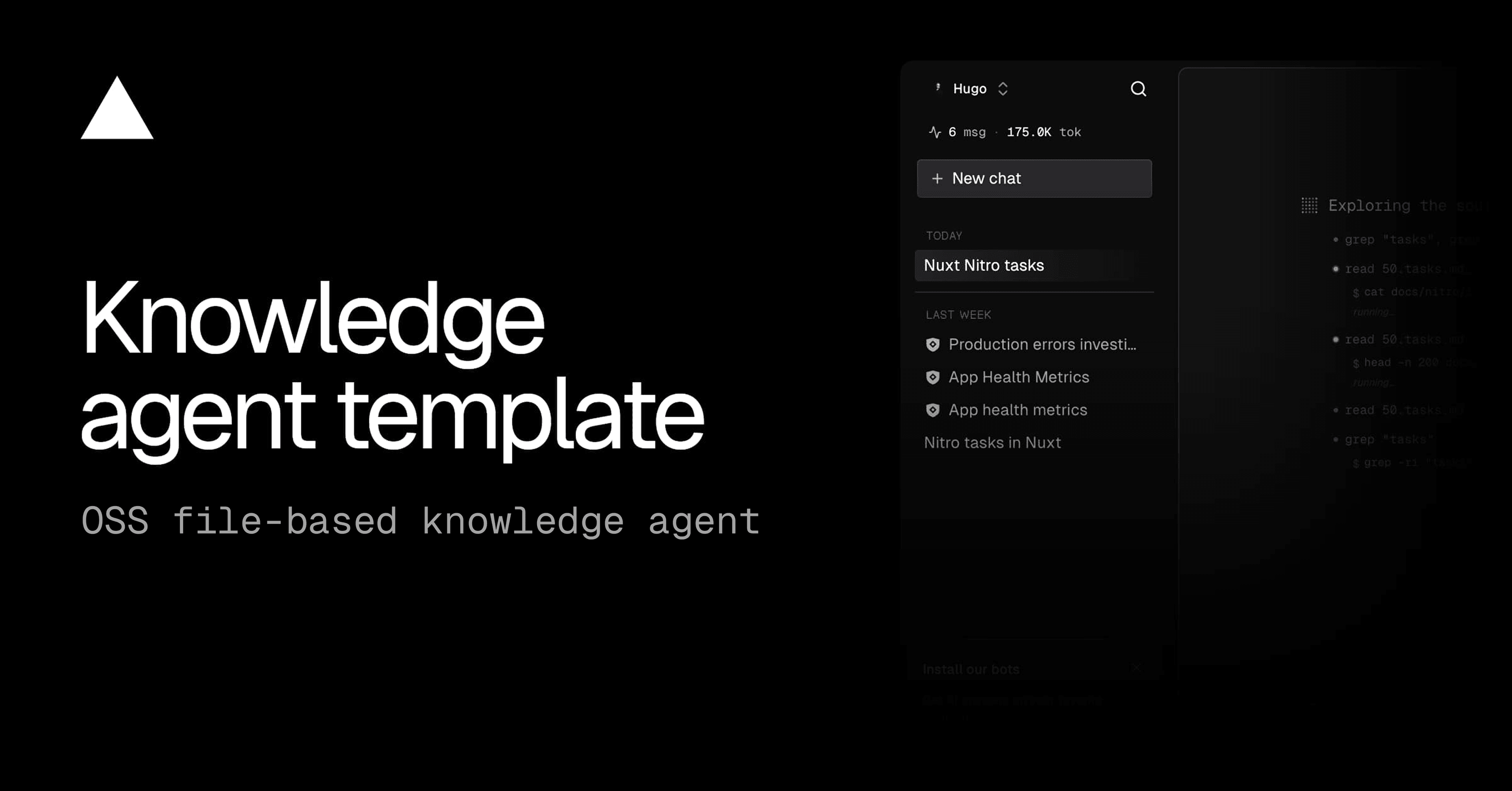 Build knowledge agents without embeddings