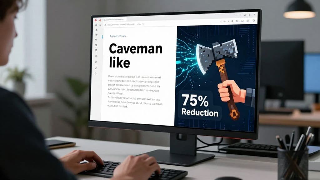 Developer slashes Claude tokens 75% with caveman talk.