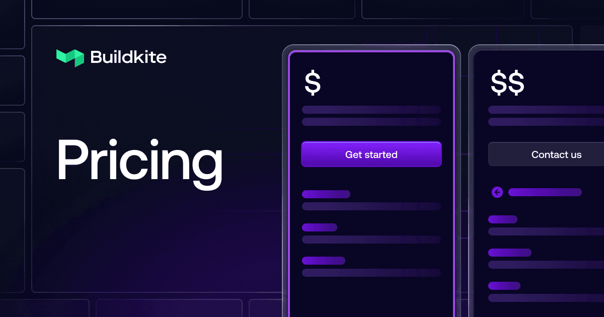 Buildkite: Pricing That Scales With You.