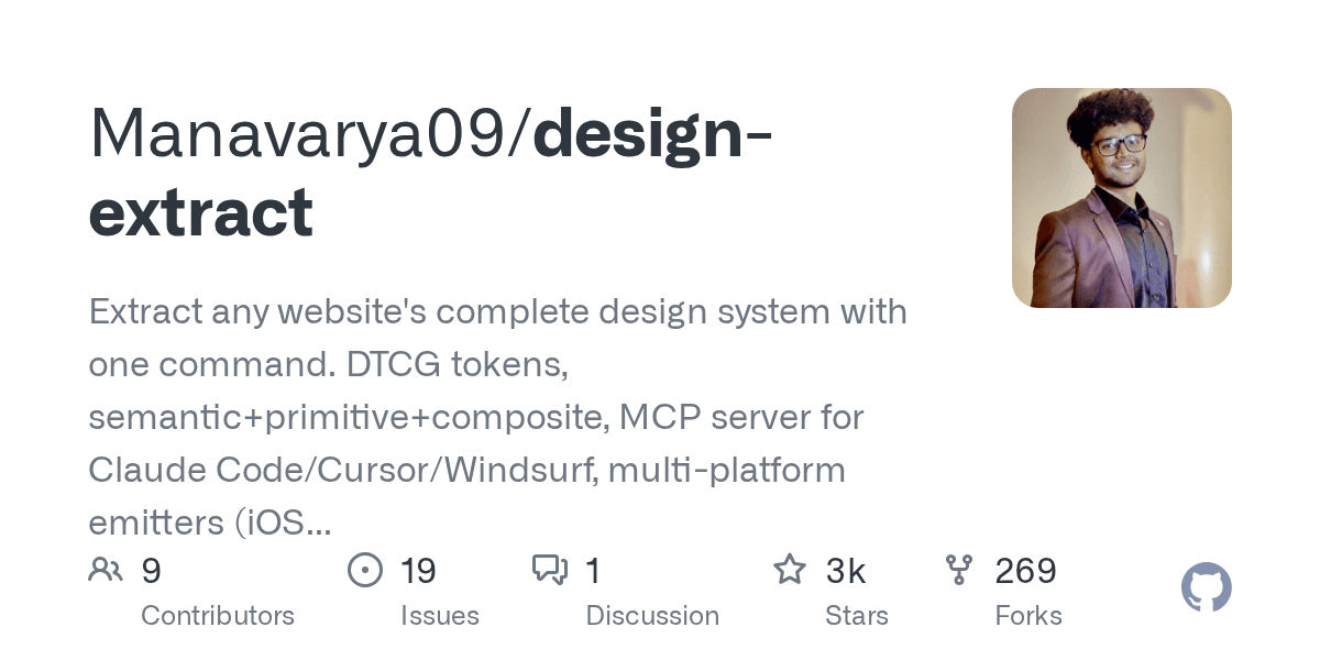 Generate Any Site's Design System with One Command