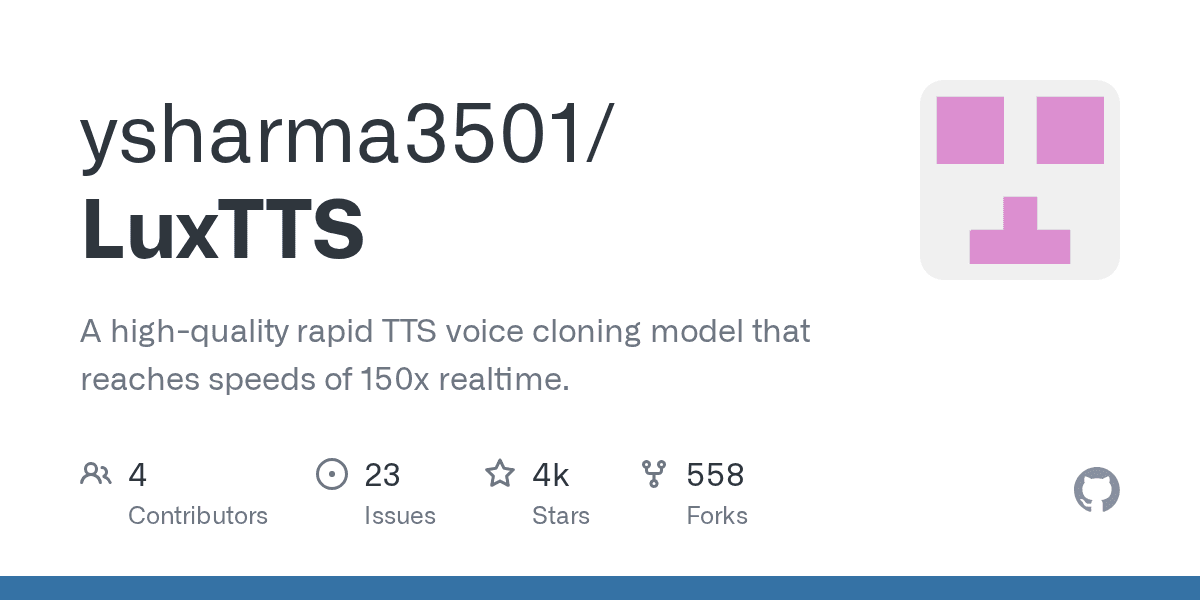 Why is LuxTTS's voice cloning 150x faster?