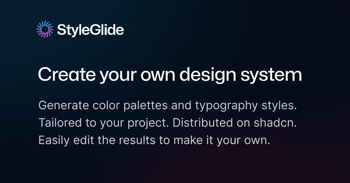 Can StyleGlide.ai build your design system?