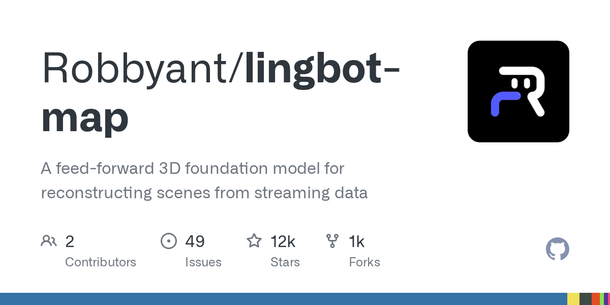 Lingbot-map builds 3D scenes from streaming data
