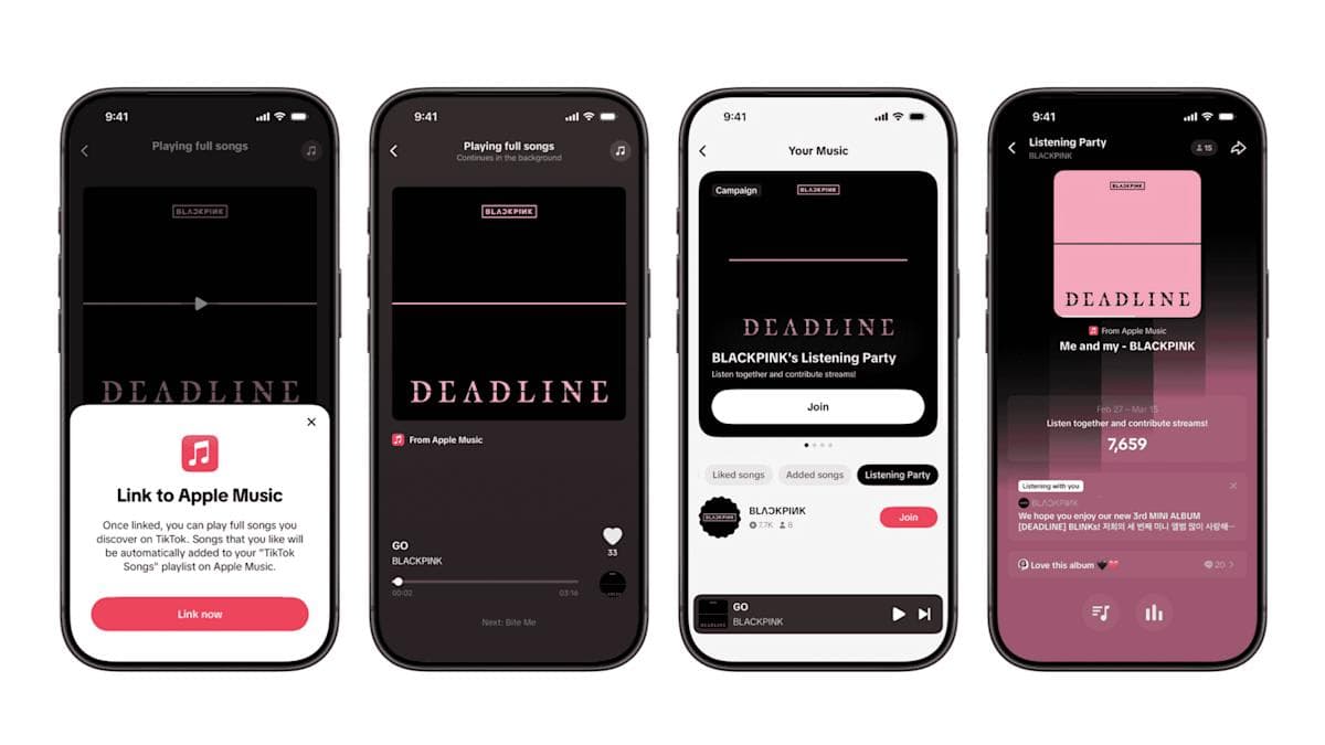 TikTok Will Let Apple Music Subscribers Stream Full Songs In-App