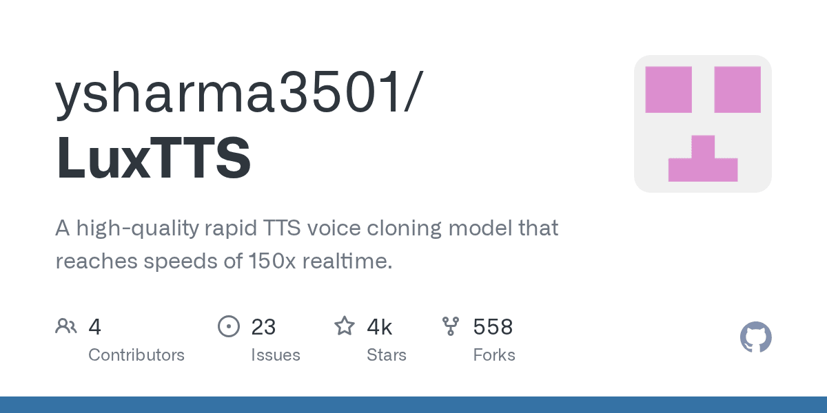 Why is LuxTTS's voice cloning 150x faster?