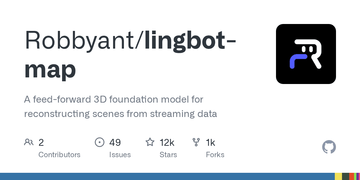 Lingbot-map builds 3D scenes from streaming data