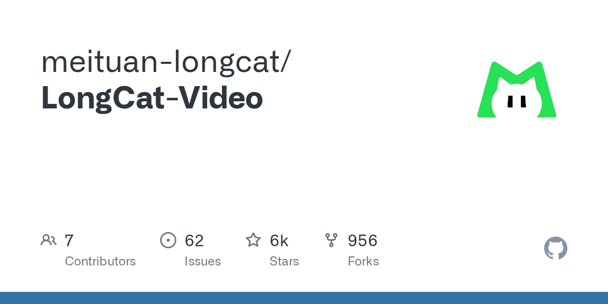 Meituan open-sources LongCat-Video AI.